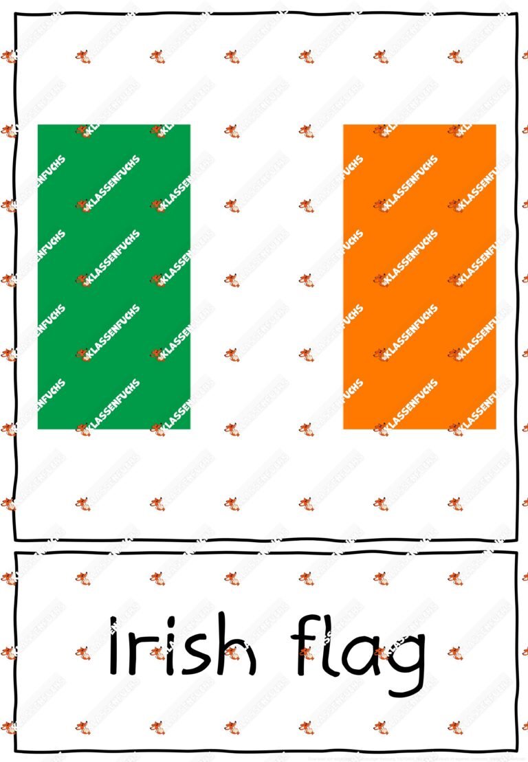 All things Irish – Words – Tafelmaterial – Flashcards